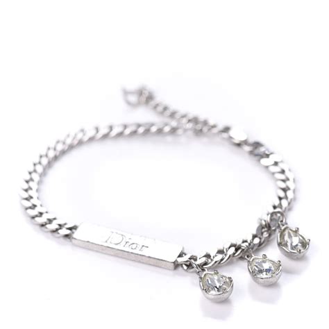 dior silver bracelet mens|christian dior silver bracelet.